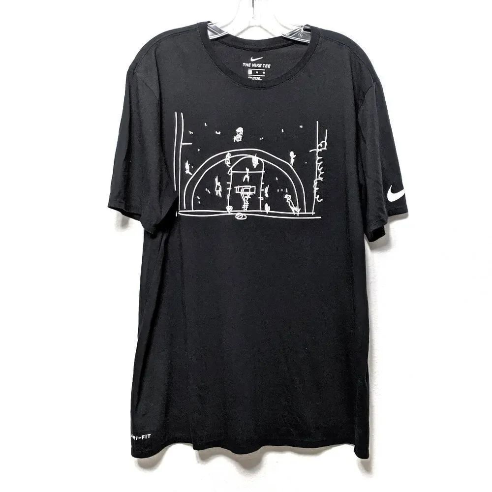 NIKE Dri-Fit Basketball Scrimmage Art Shirt XL